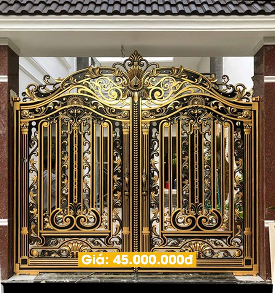 cổng nhôm đúc giá sao?