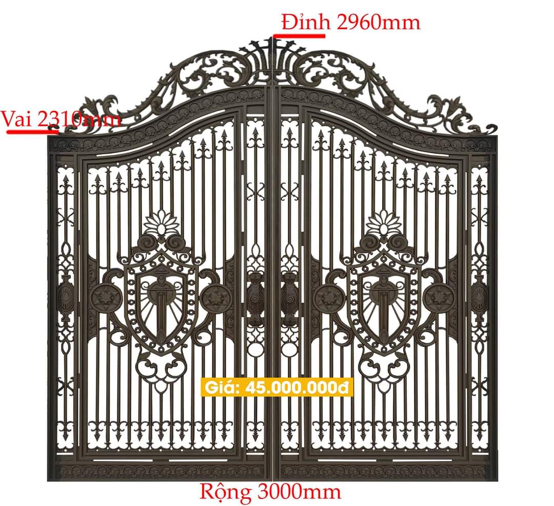 cổng biệt thự giá rẻ